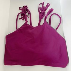 San Lorenzo halter top in color sangria